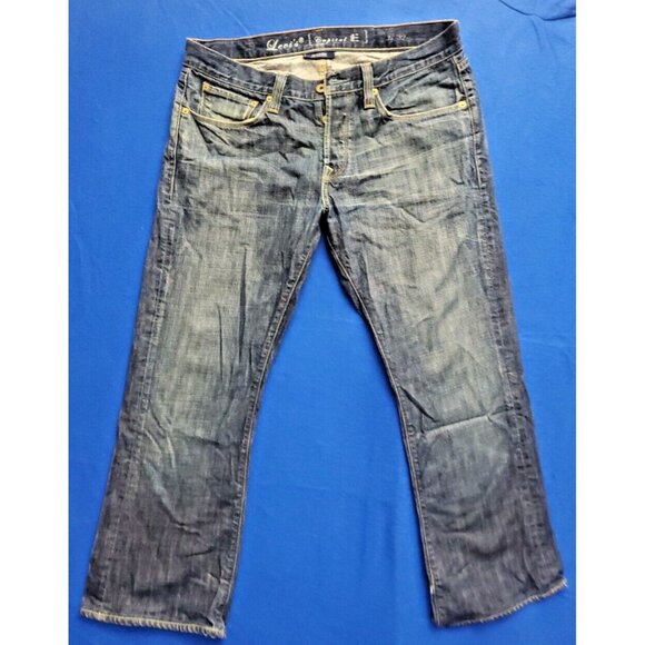 Levi's Capital E Denim Jeans Skinner Low Slim Boot Pants Men's Size 34 / 32 VTG
